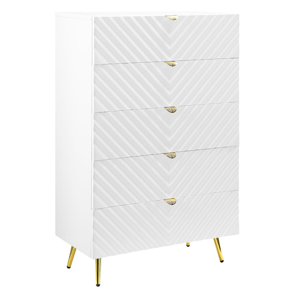 ACME Gaines White High Gloss Chest Model BD01038A