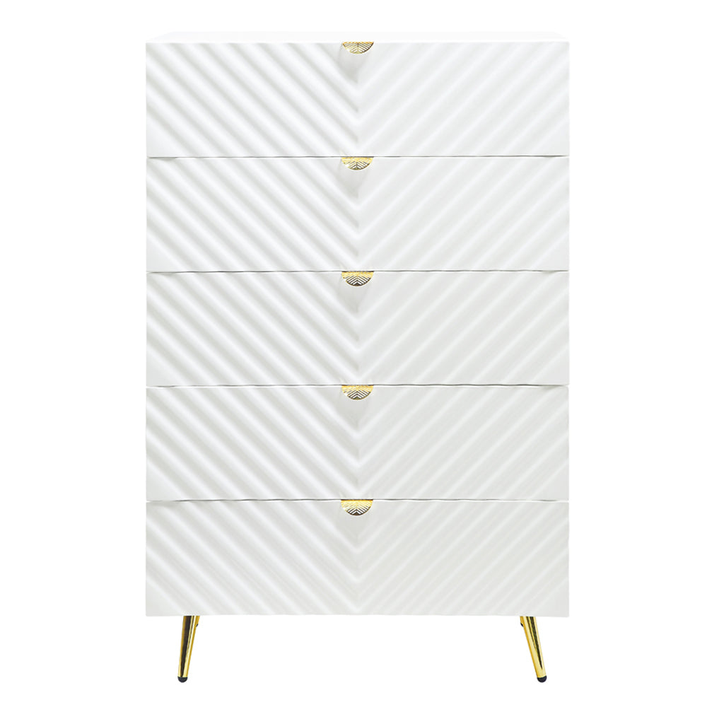 ACME Gaines White High Gloss Chest Model BD01038A