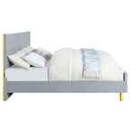 ACME Gaines Gray High Gloss Queen Bed Model BD01040Q