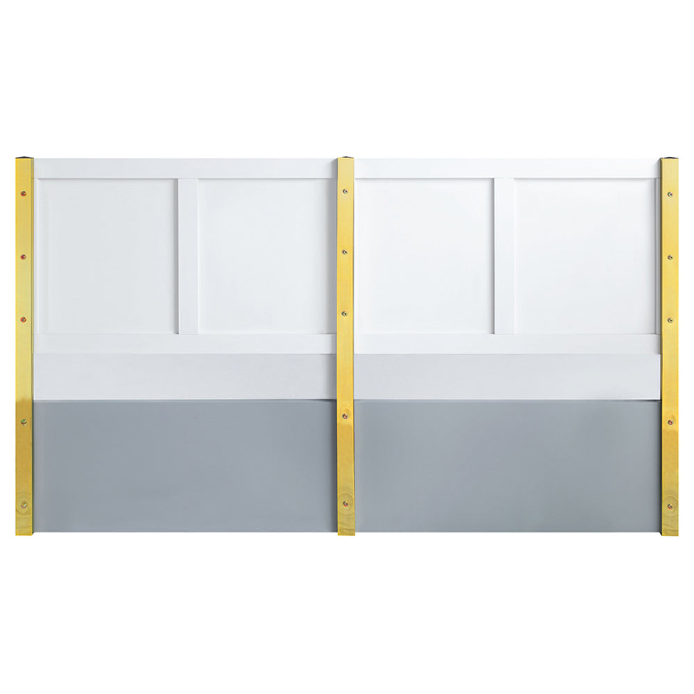 ACME Gaines Gray High Gloss Queen Bed Model BD01040Q