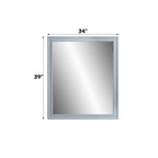 ACME Gaines Gray High Gloss Mirror Model BD01042