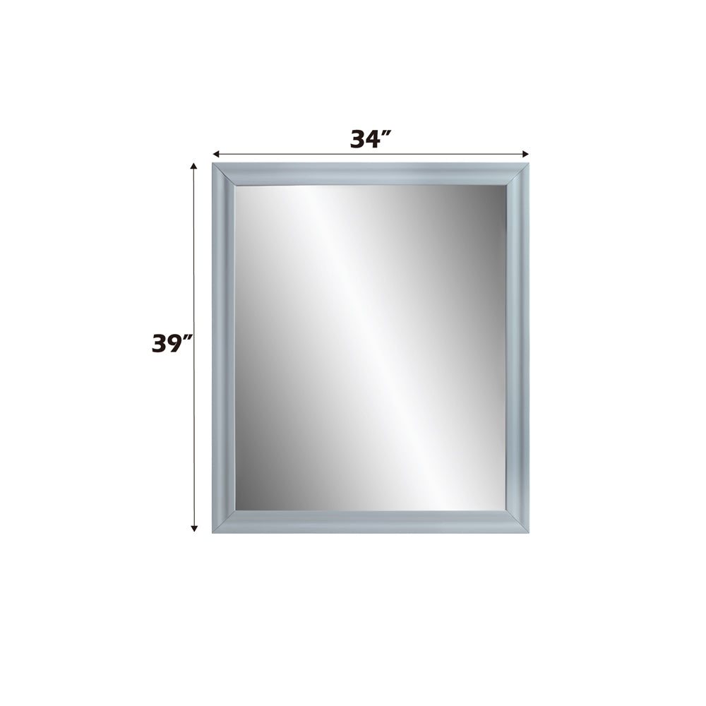 ACME Gaines Gray High Gloss Mirror Model BD01042