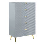 ACME Gaines Gray High Gloss Finish Chest Model BD01044A