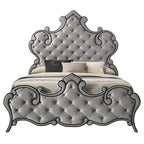 ACME Perine Gray Velvet Queen Bed Model BD01062Q