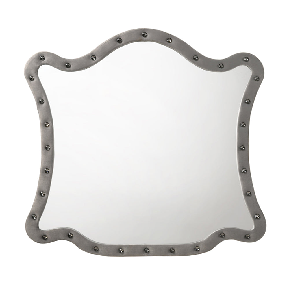 ACME Perine Gray Velvet Mirror Model BD01064