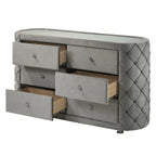 ACME Perine Gray Velvet Dresser Model BD01065