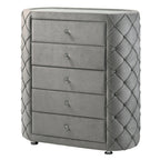 ACME Perine Gray Velvet Chest Model BD01066