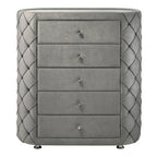ACME Perine Gray Velvet Chest Model BD01066