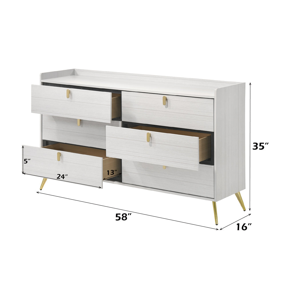 ACME Zeena White Dresser Model BD01179