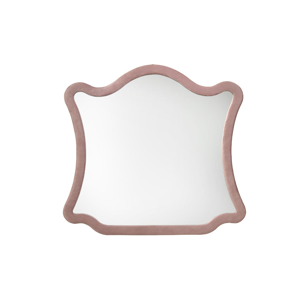 ACME Salonia Pink Velvet Mirror Model BD01185