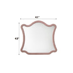 ACME Salonia Pink Velvet Mirror Model BD01185