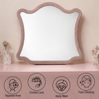 ACME Salonia Pink Velvet Mirror Model BD01185