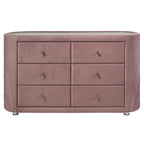 ACME Salonia Pink Velvet Dresser Model BD01186