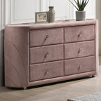 ACME Salonia Pink Velvet Dresser Model BD01186