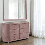 ACME Salonia Pink Velvet Dresser Model BD01186