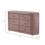 ACME Salonia Pink Velvet Dresser Model BD01186