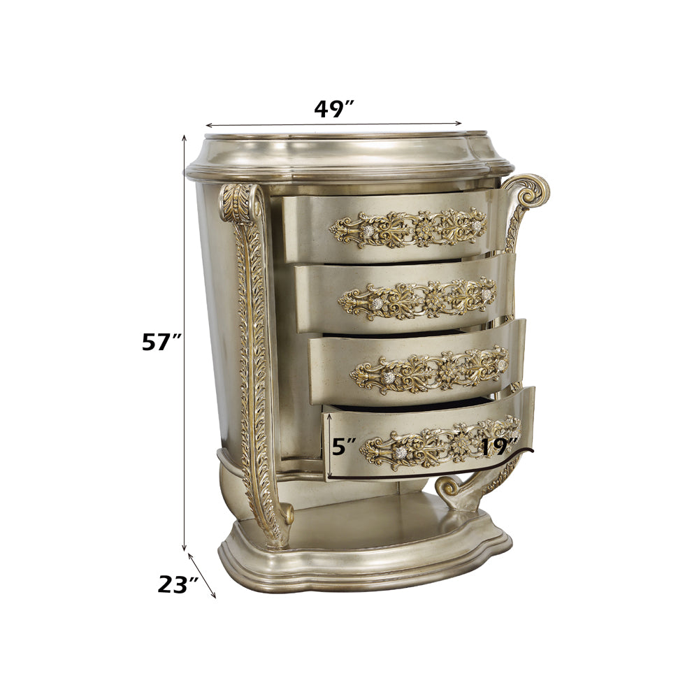 ACME Danae Champagne & Gold Chest Model BD01238