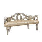 ACME Danae Champagne & Gold Bench Model BD01239