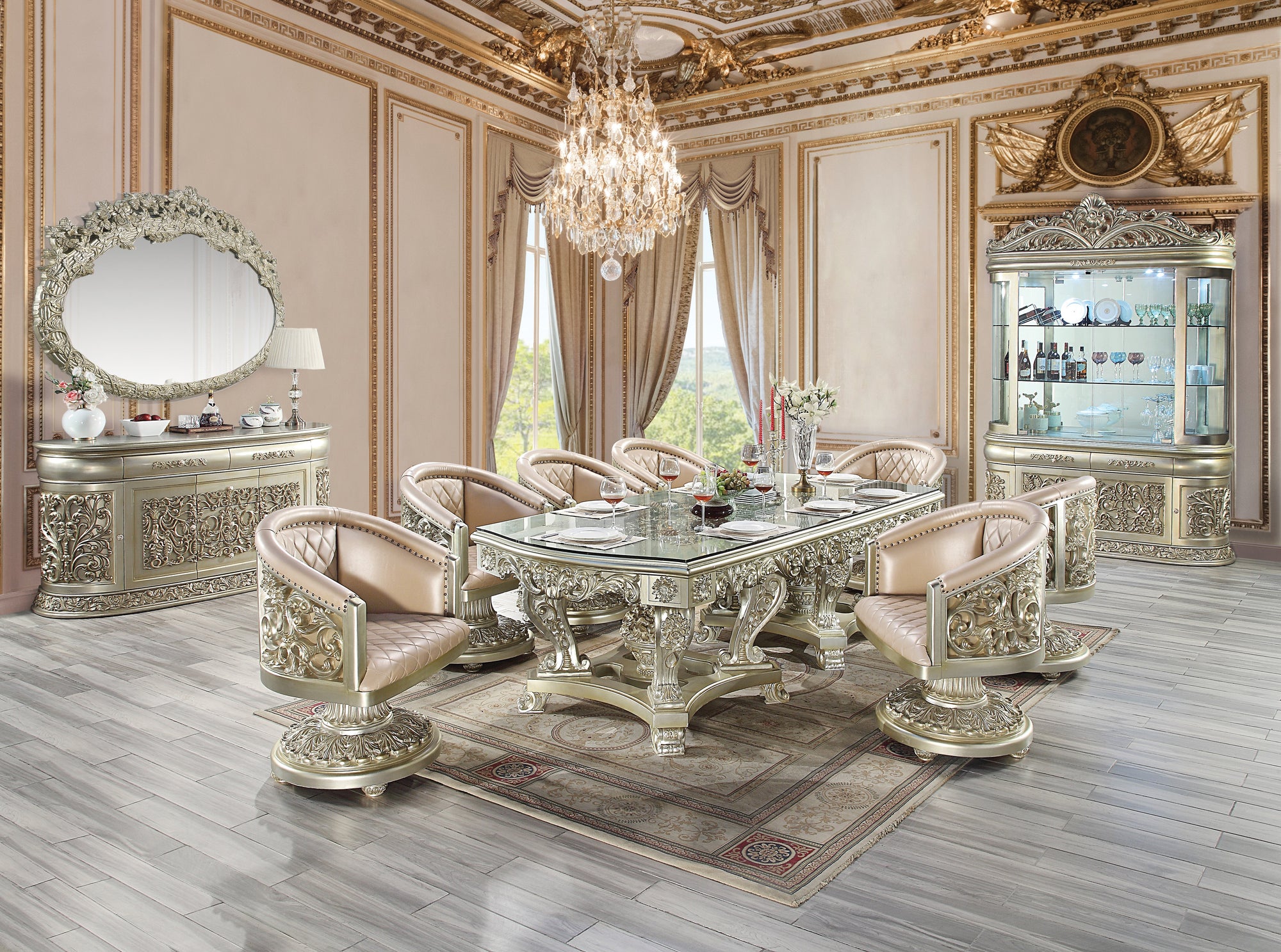 ACME Sorina Antique Gold Mirror Model BD01243