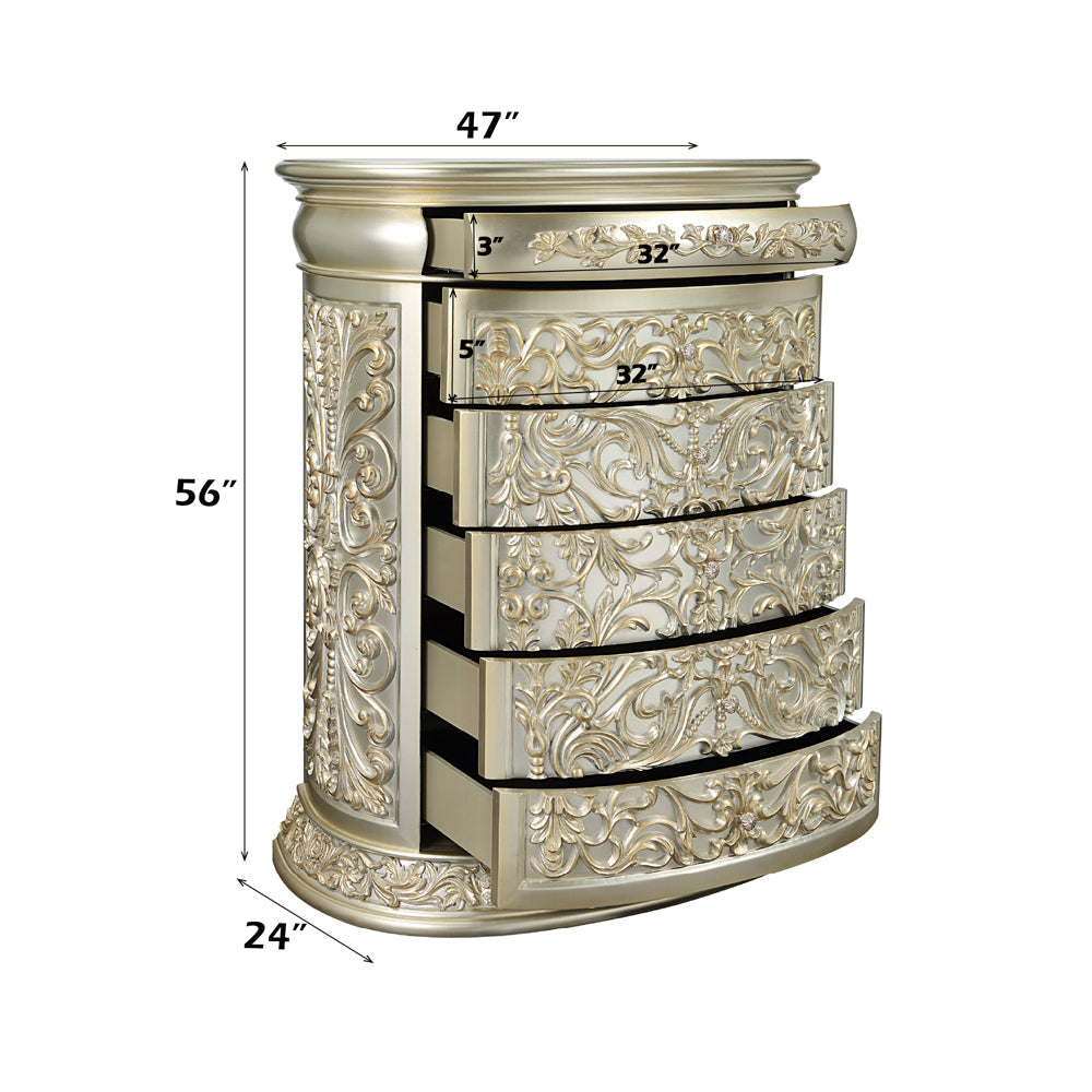 ACME Sorina Antique Gold Chest Model BD01245