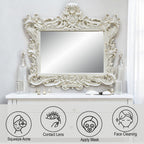 ACME Adara Antique White Mirror Model BD01250