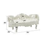 ACME Adara Antique White Bench Model BD01253
