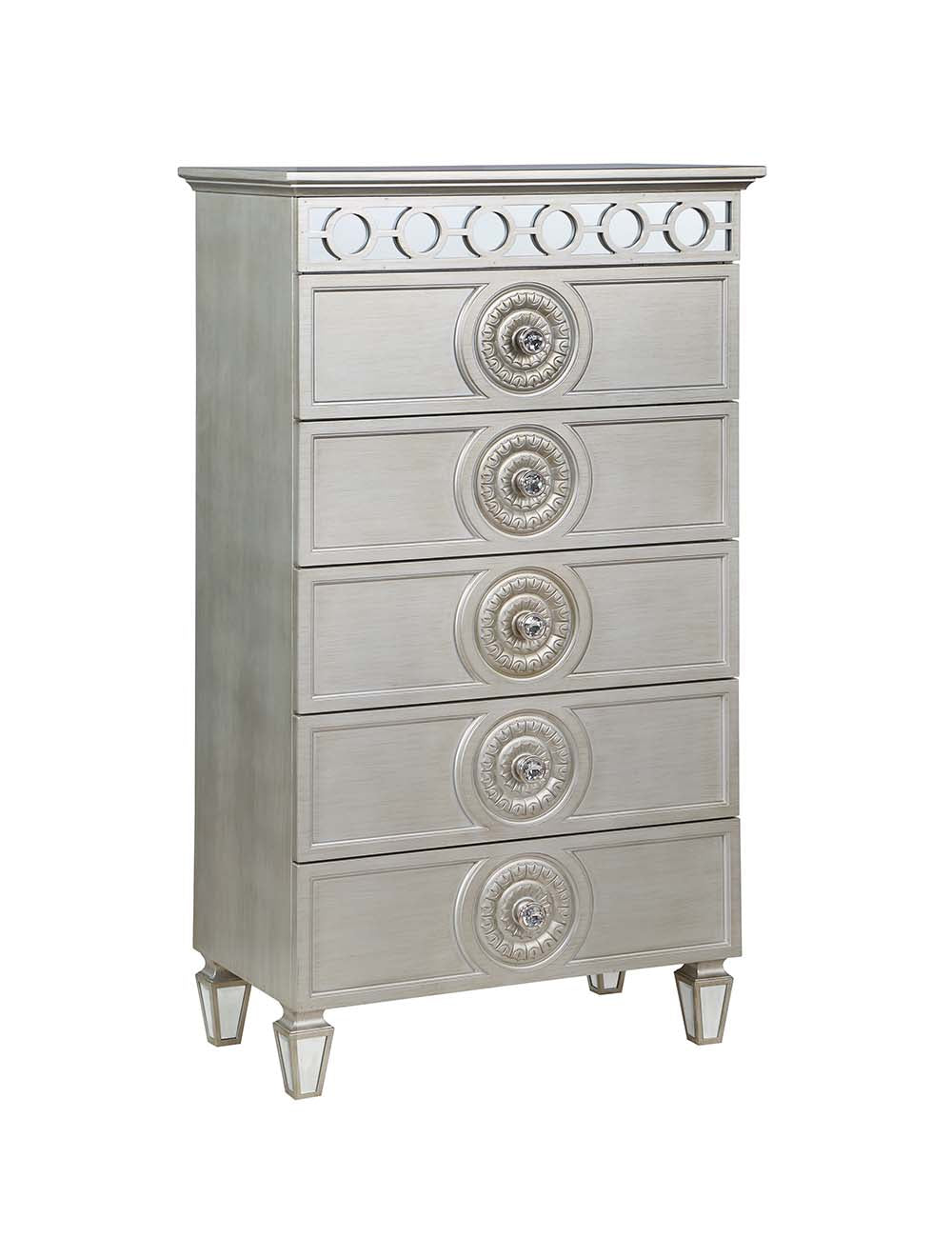 ACME Varian Silver & Mirrored Chest Model BD01282