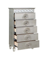 ACME Varian Silver & Mirrored Chest Model BD01282