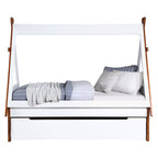ACME Loreen Oak & White Twin Bed Model BD01287T