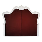 ACME Versailles II Vintage Gray Synthetic Leather & Bone White Eastern King Bed Model BD01322EK