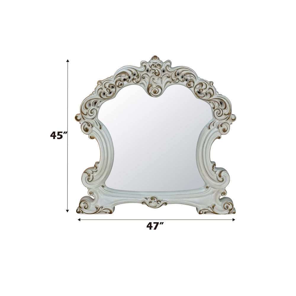 ACME Vendome Antique Pearl Mirror Model BD01341