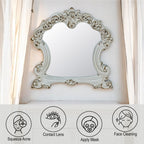 ACME Vendome Antique Pearl Mirror Model BD01341