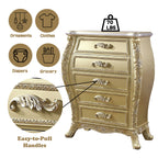 ACME Cabriole Gold Chest Model BD01467