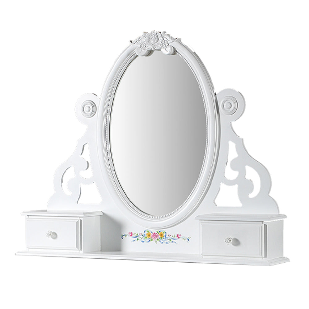 ACME Flora White Jewelry Mirror Model BD01640