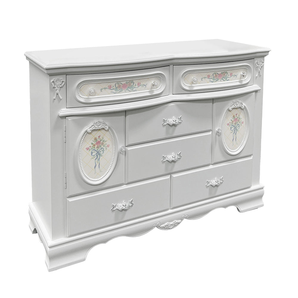 ACME Flora White Dresser with Door Model BD01641
