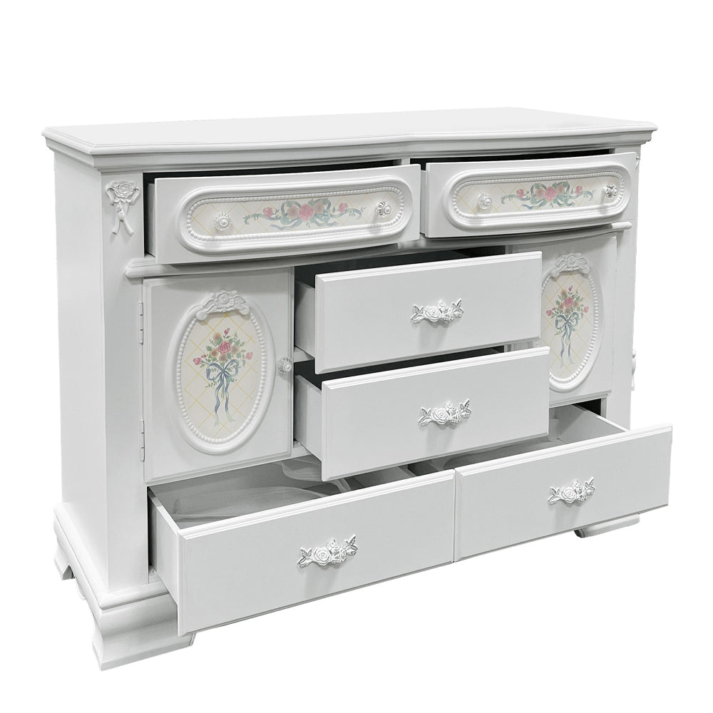 ACME Flora White Dresser with Door Model BD01641