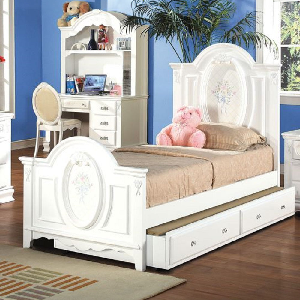 ACME Flora White Full Bed Model BD01644F