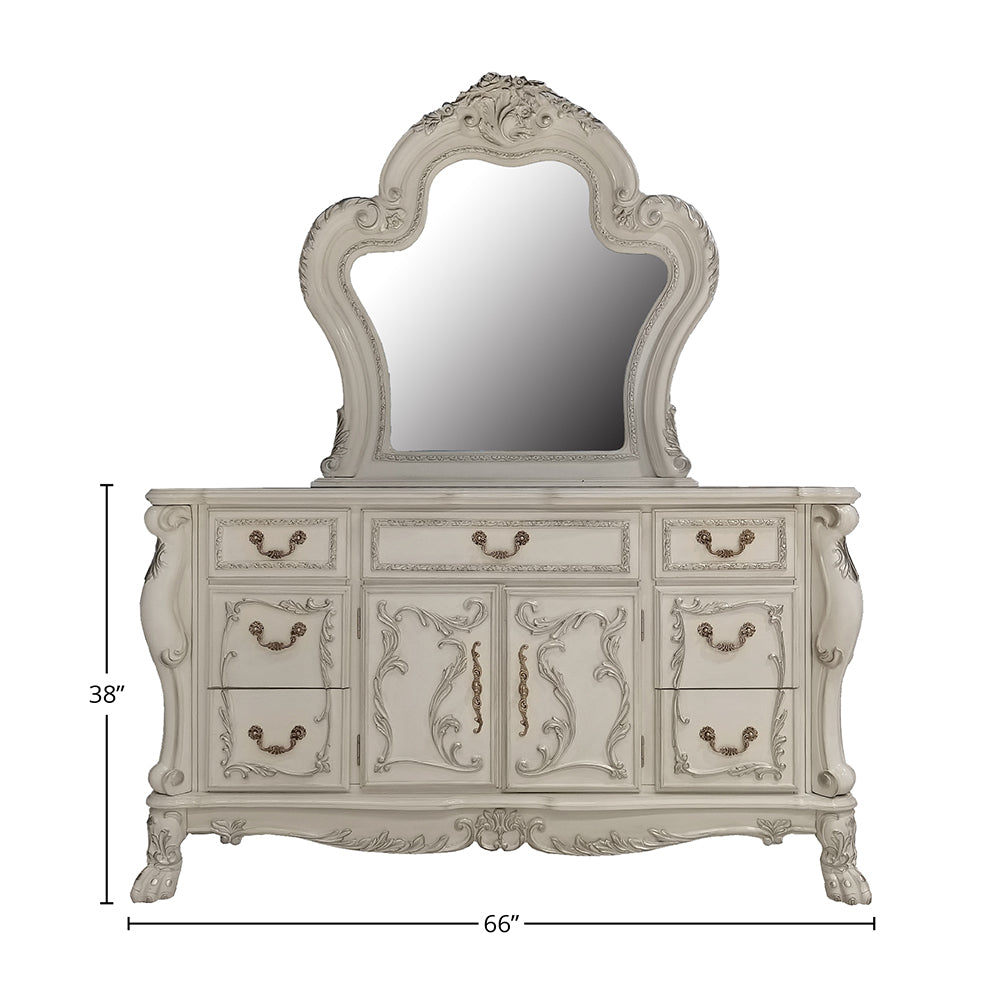 ACME Dresden Bone White Dresser Model BD01685