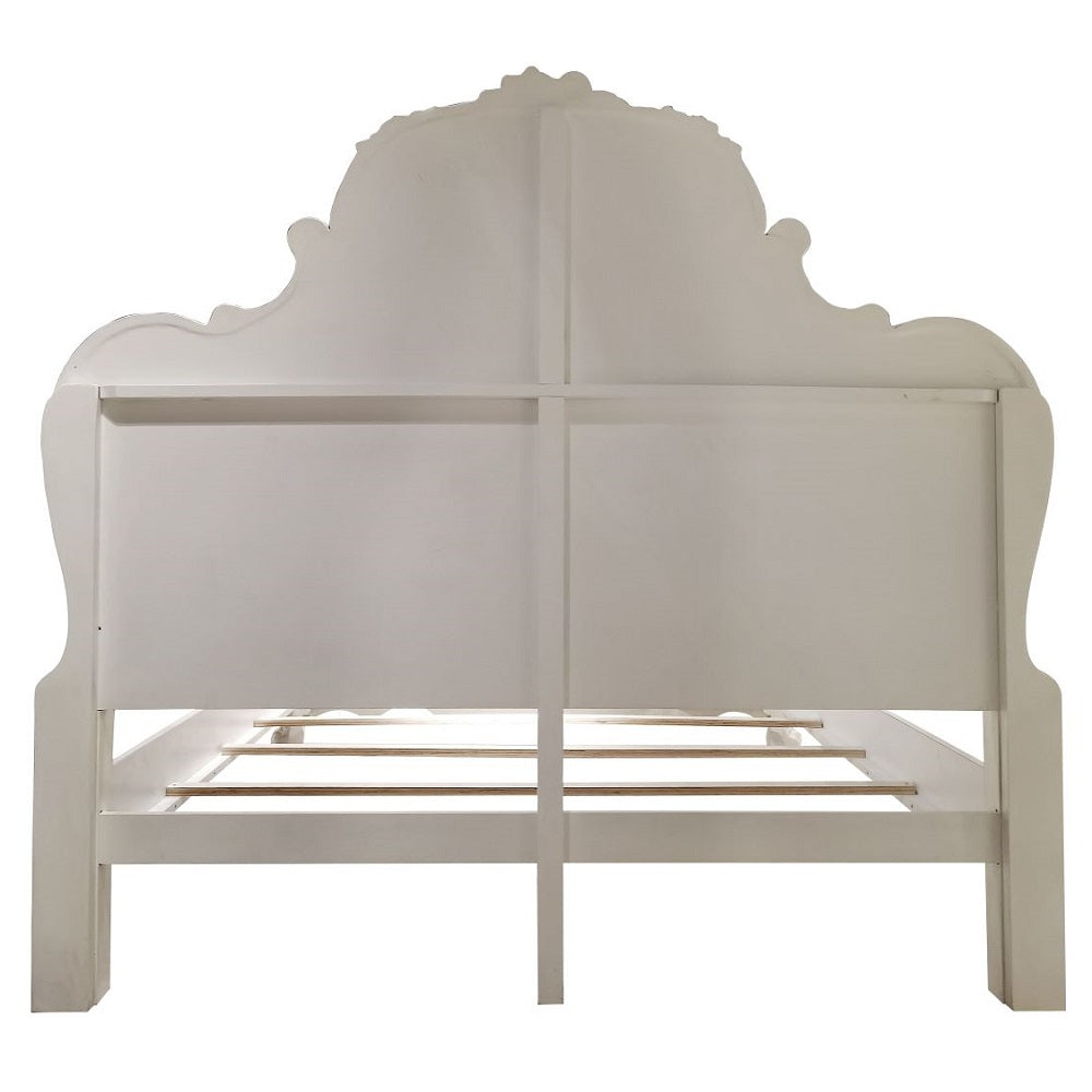 ACME Dresden Bone White California King Bed Model BD01706CK