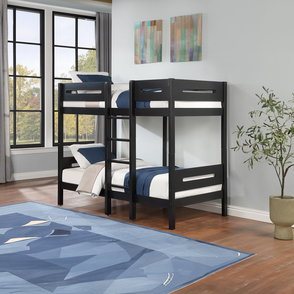 ACME Ekko Black Bunk Bed (Twin | Twin)Model BD01910