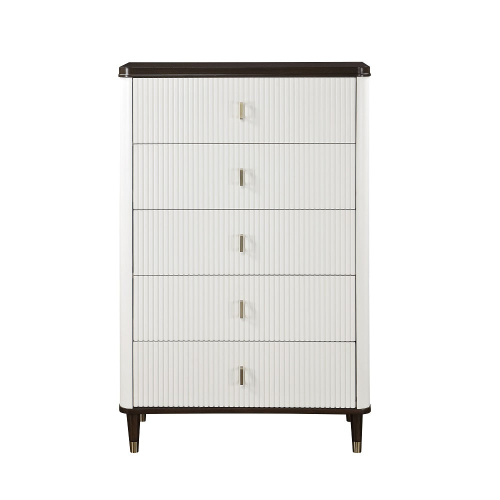 ACME Carena White & Walnut Chest Model BD02031