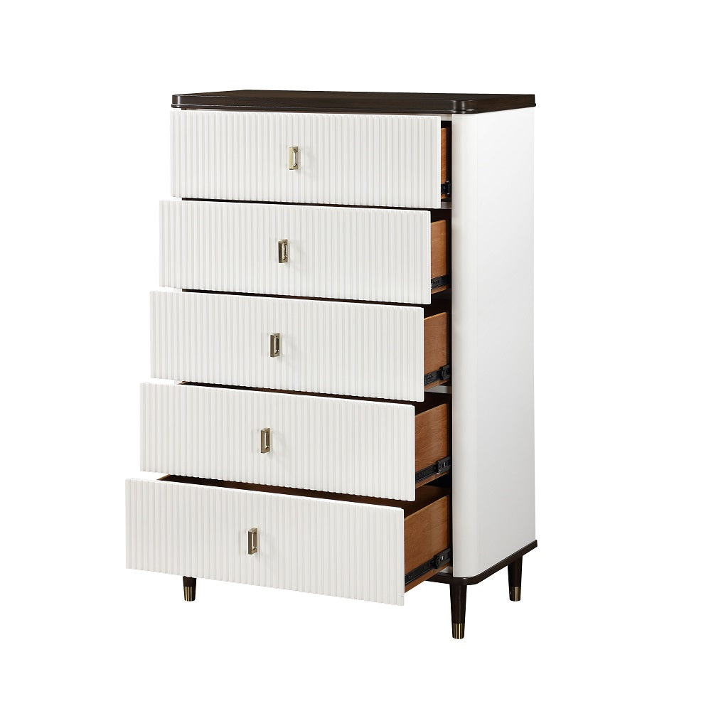 ACME Carena White & Walnut Chest Model BD02031