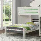 ACME Ratana White & Gray Twin Bed Model BD02053