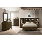 ACME Merrilee II Oak Queen Bed Model BD02077Q