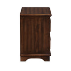 ACME Franklin Brushed Walnut 4Pcs Pack Full Bed Set Model BD02154F