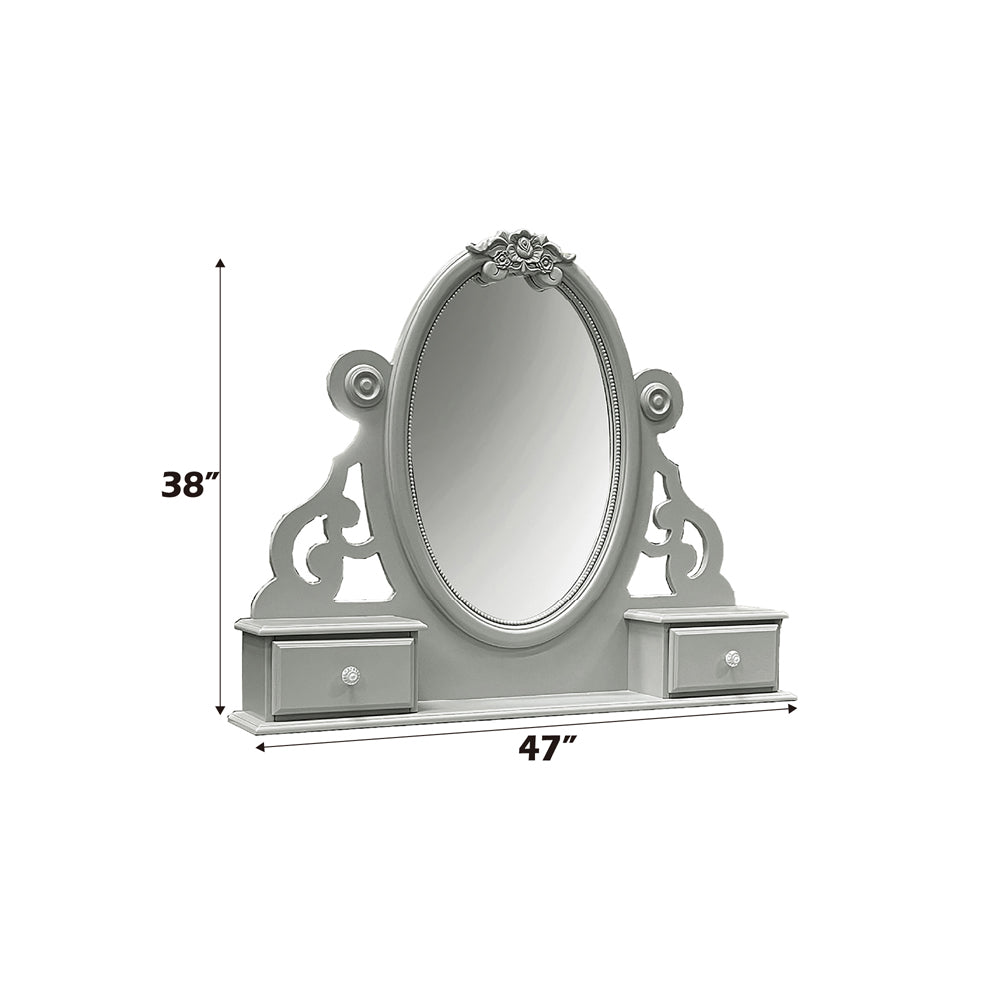 ACME Flora Gray Jewelry Mirror Model BD02206