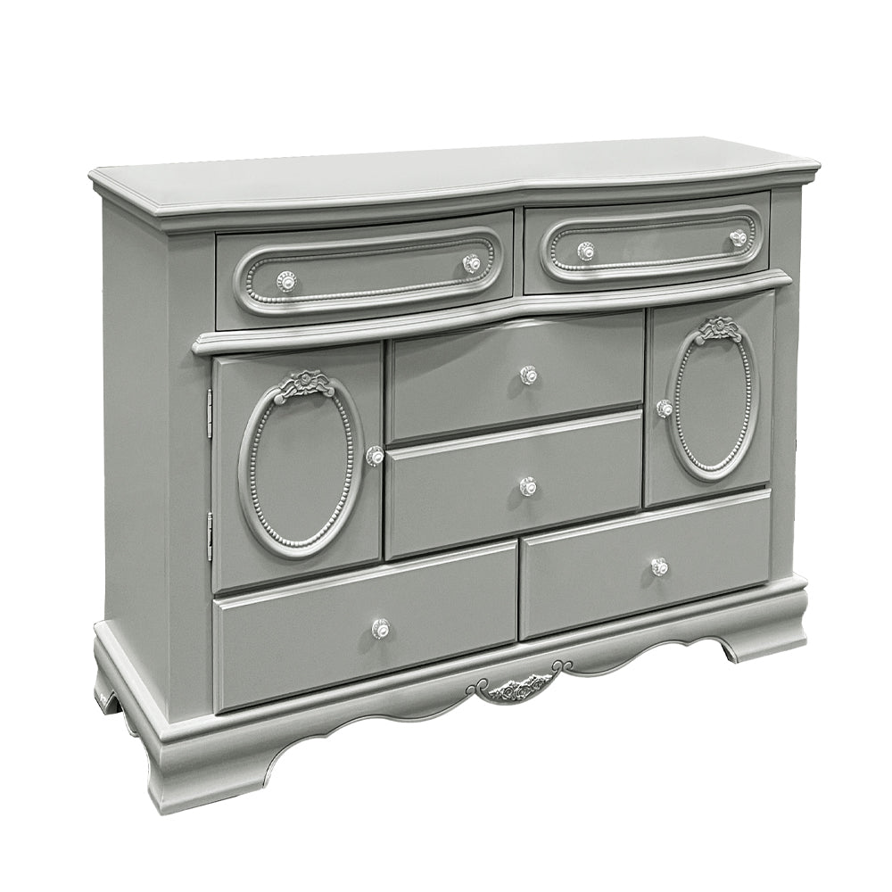 ACME Flora Gray Dresser with Door Model BD02207