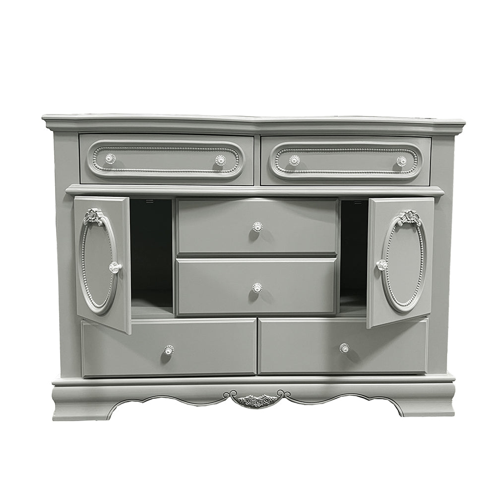 ACME Flora Gray Dresser with Door Model BD02207