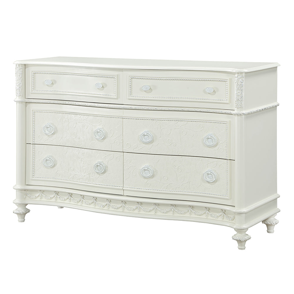 ACME Dorothy Ivory Dresser Model BD02269