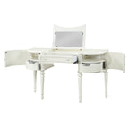 ACME Dorothy Ivory Vanity Desk with Mirror Model BD02271